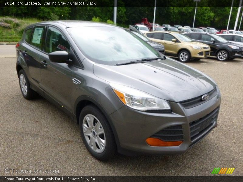 Sterling Gray / Charcoal Black 2014 Ford Escape S