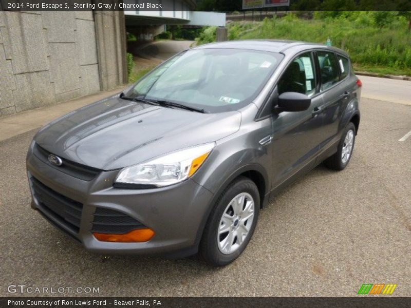 Sterling Gray / Charcoal Black 2014 Ford Escape S