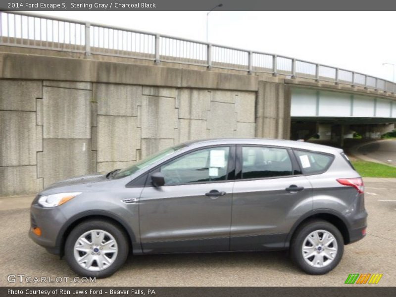 Sterling Gray / Charcoal Black 2014 Ford Escape S