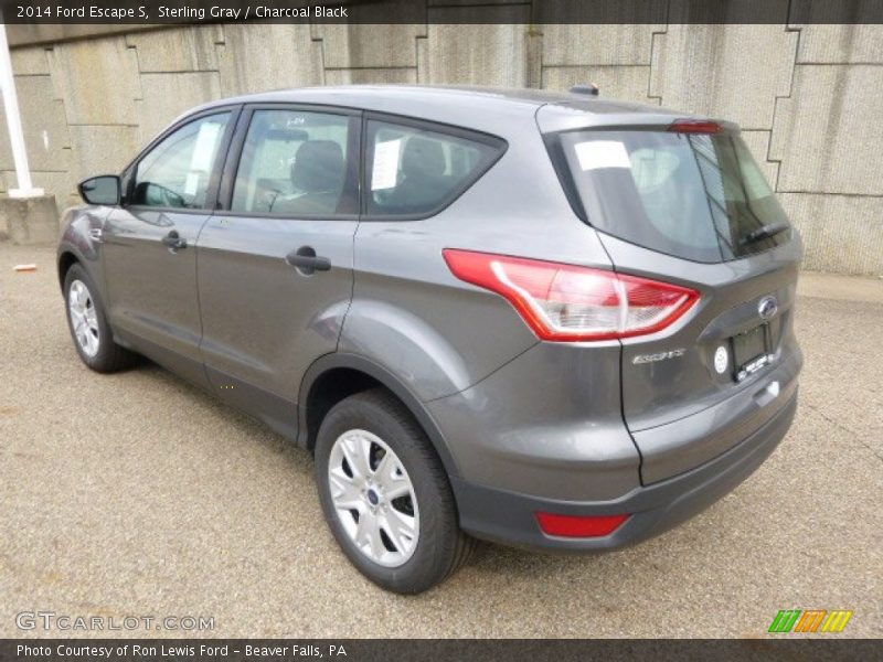 Sterling Gray / Charcoal Black 2014 Ford Escape S