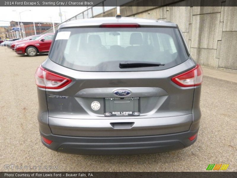 Sterling Gray / Charcoal Black 2014 Ford Escape S