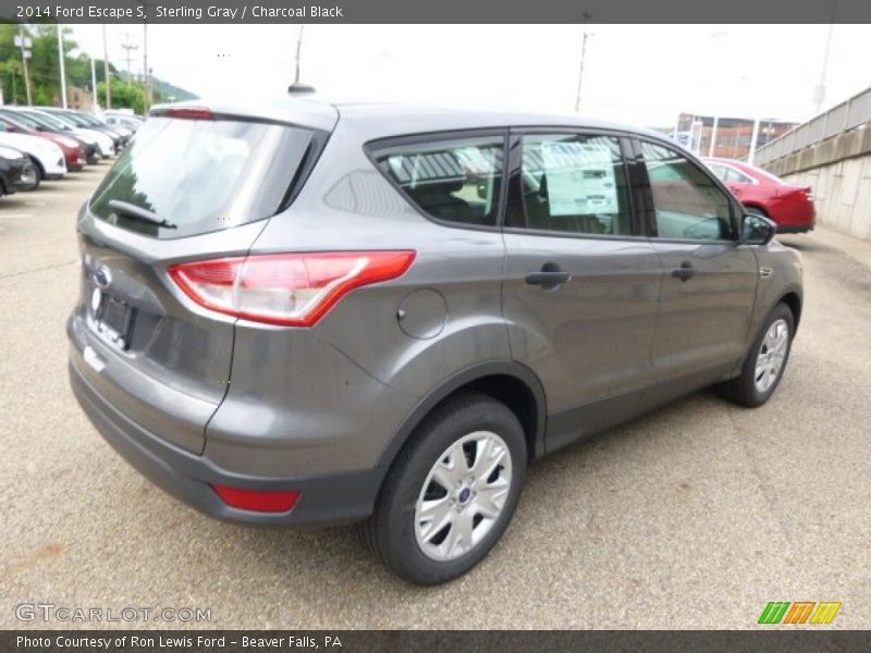 Sterling Gray / Charcoal Black 2014 Ford Escape S
