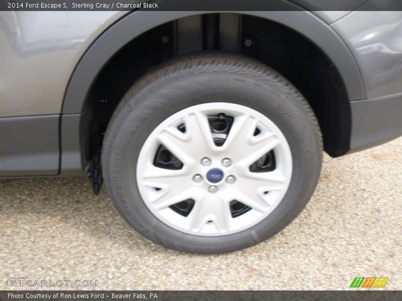 Sterling Gray / Charcoal Black 2014 Ford Escape S