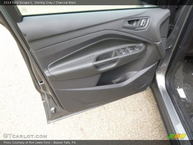 Sterling Gray / Charcoal Black 2014 Ford Escape S