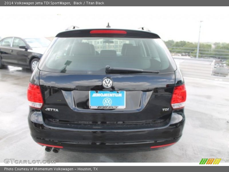 Black / Titan Black 2014 Volkswagen Jetta TDI SportWagen