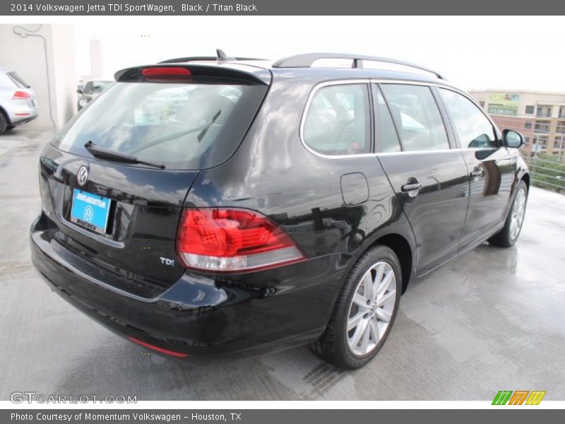 Black / Titan Black 2014 Volkswagen Jetta TDI SportWagen