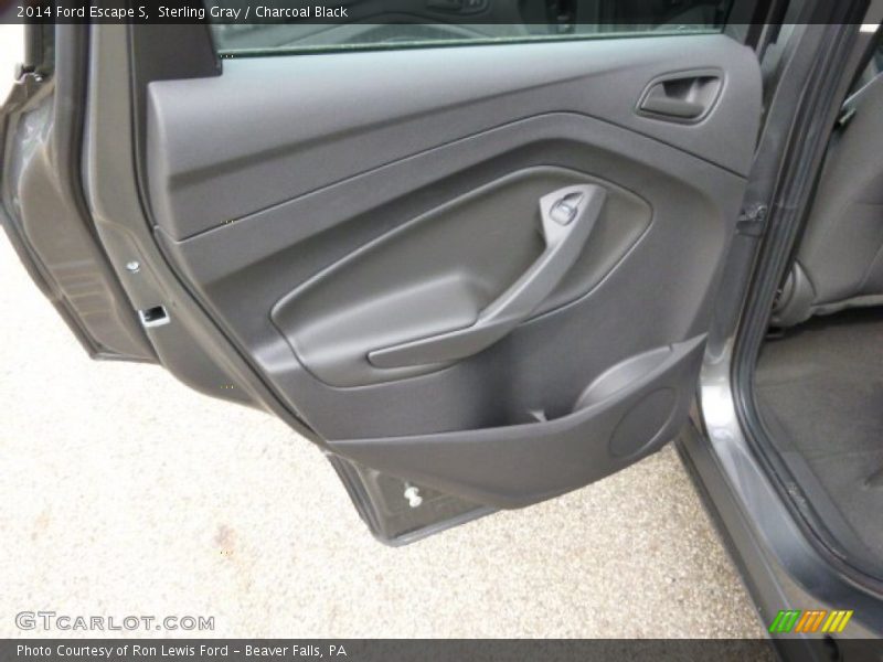 Sterling Gray / Charcoal Black 2014 Ford Escape S