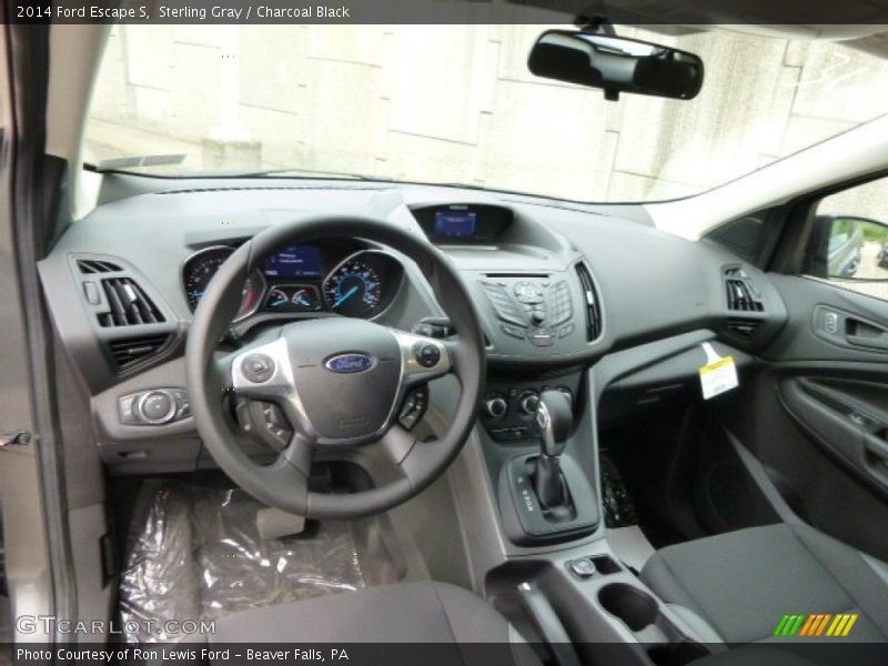 Sterling Gray / Charcoal Black 2014 Ford Escape S