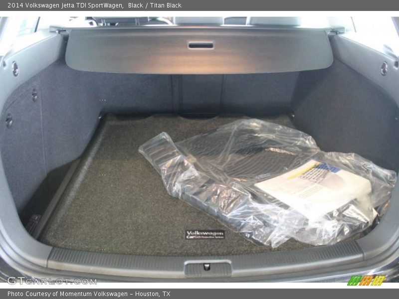 Black / Titan Black 2014 Volkswagen Jetta TDI SportWagen