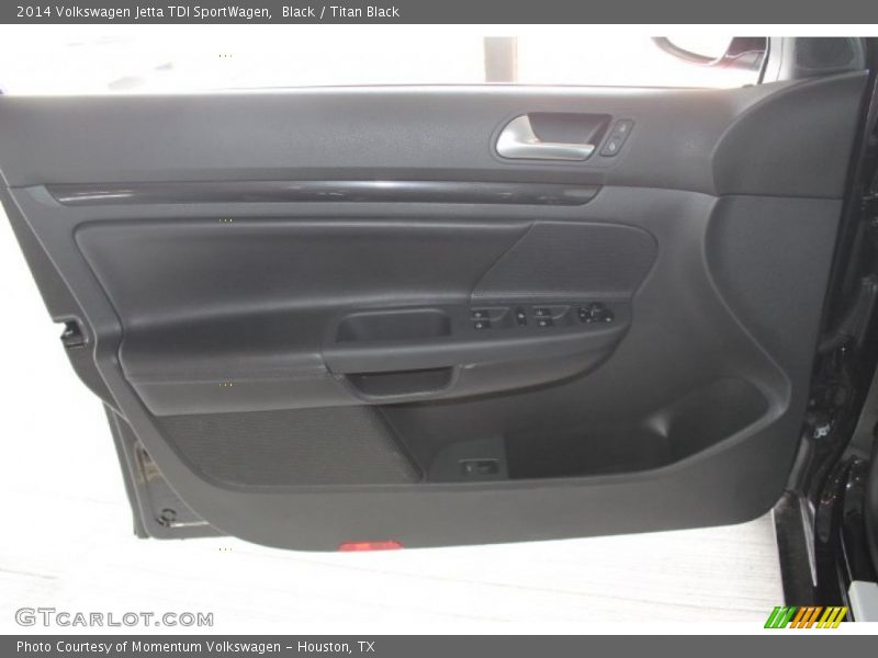 Black / Titan Black 2014 Volkswagen Jetta TDI SportWagen
