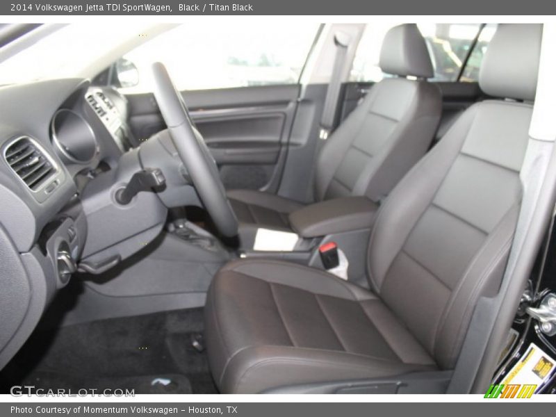 Black / Titan Black 2014 Volkswagen Jetta TDI SportWagen