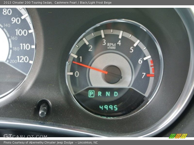 Cashmere Pearl / Black/Light Frost Beige 2013 Chrysler 200 Touring Sedan