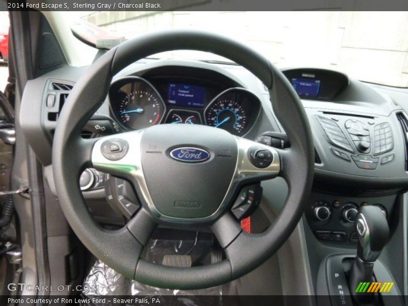 Sterling Gray / Charcoal Black 2014 Ford Escape S