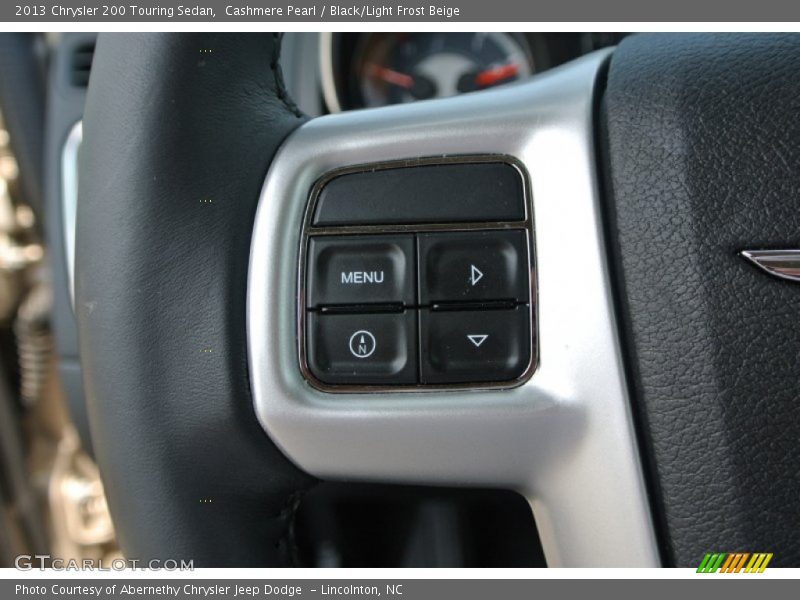 Cashmere Pearl / Black/Light Frost Beige 2013 Chrysler 200 Touring Sedan