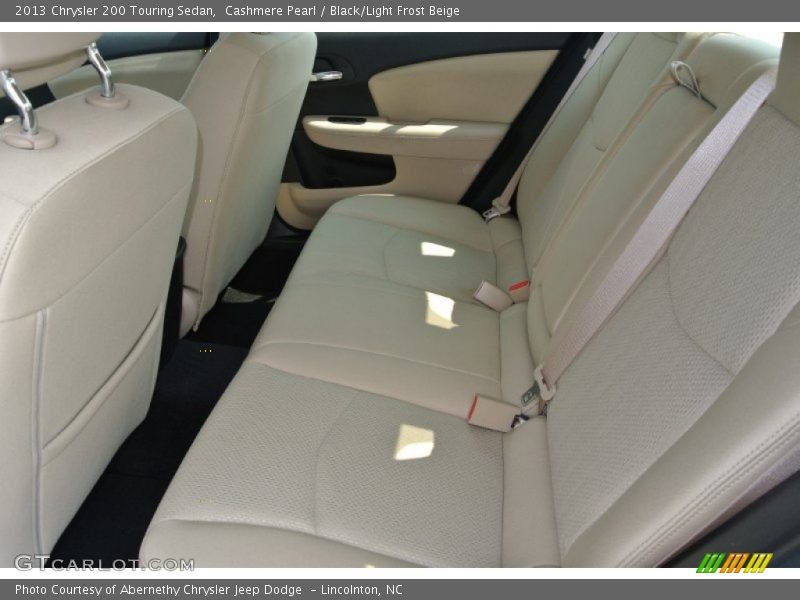 Cashmere Pearl / Black/Light Frost Beige 2013 Chrysler 200 Touring Sedan