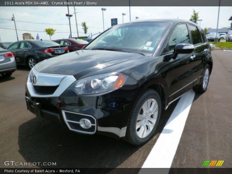 Crystal Black Pearl / Ebony 2011 Acura RDX SH-AWD