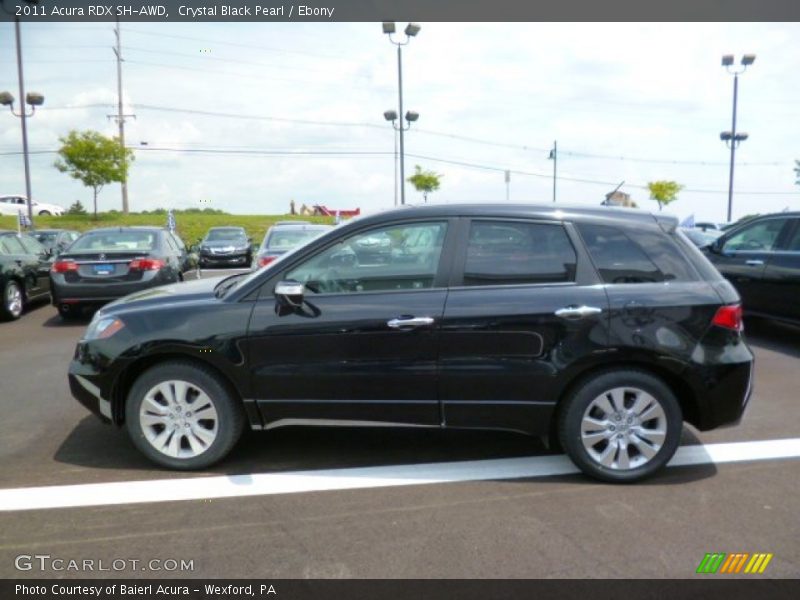 Crystal Black Pearl / Ebony 2011 Acura RDX SH-AWD
