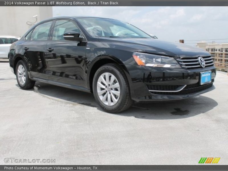 Black / Titan Black 2014 Volkswagen Passat 1.8T Wolfsburg Edition