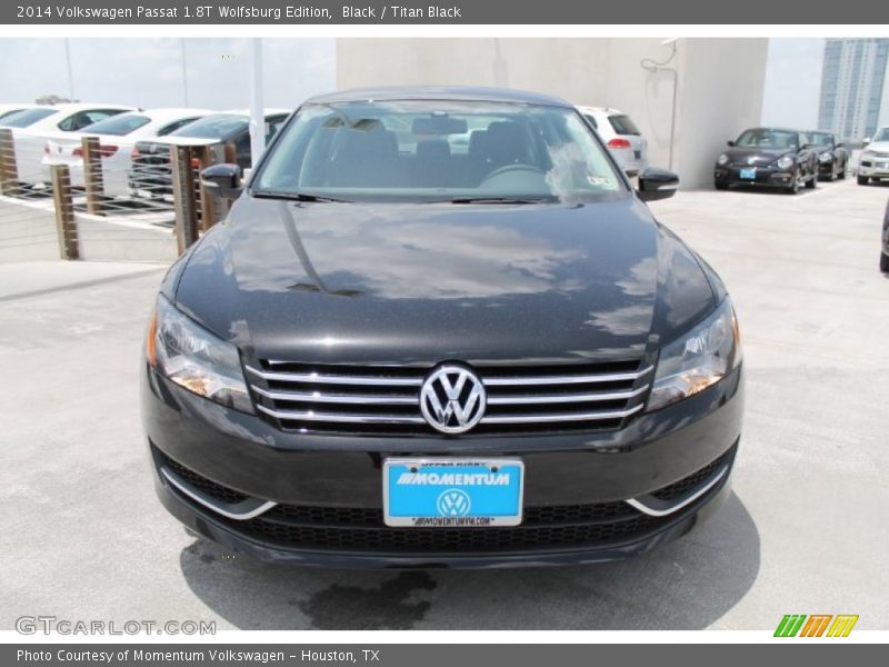 Black / Titan Black 2014 Volkswagen Passat 1.8T Wolfsburg Edition