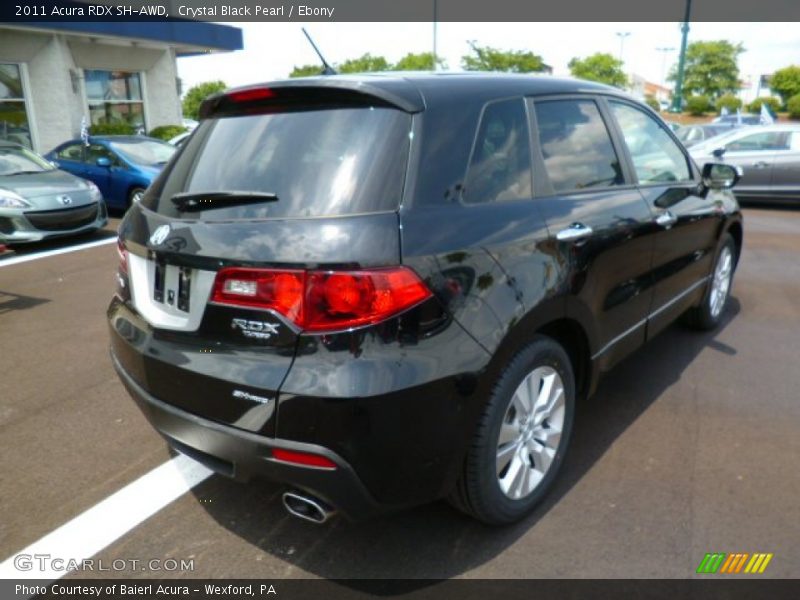 Crystal Black Pearl / Ebony 2011 Acura RDX SH-AWD