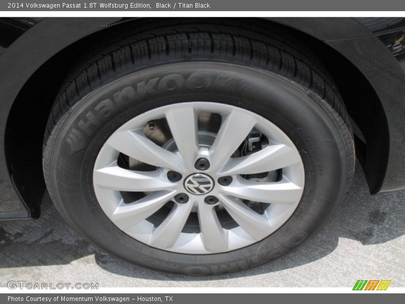 Black / Titan Black 2014 Volkswagen Passat 1.8T Wolfsburg Edition