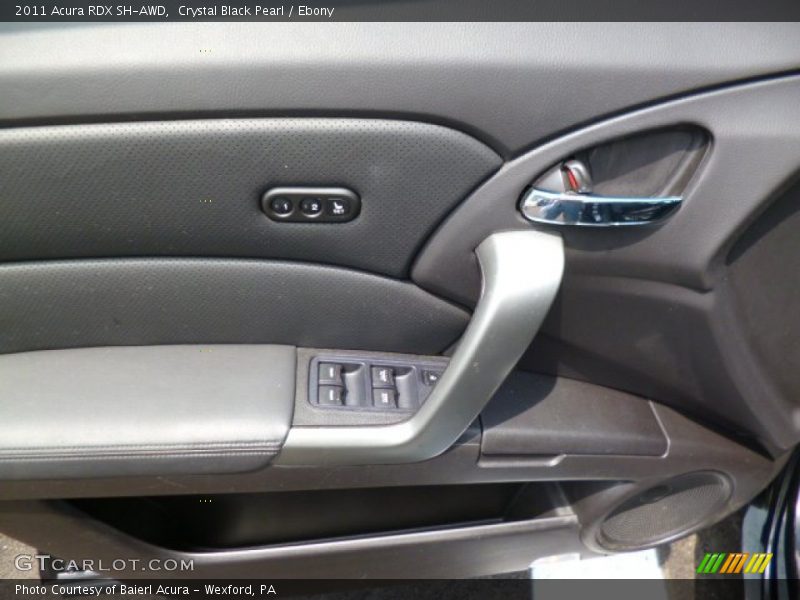 Crystal Black Pearl / Ebony 2011 Acura RDX SH-AWD