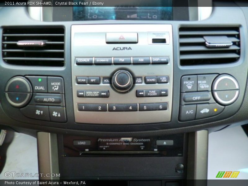 Crystal Black Pearl / Ebony 2011 Acura RDX SH-AWD