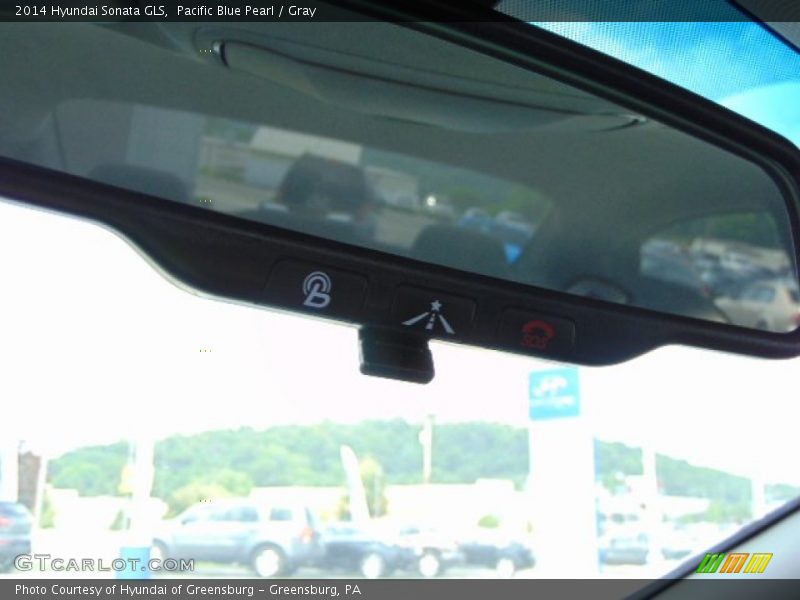 Pacific Blue Pearl / Gray 2014 Hyundai Sonata GLS