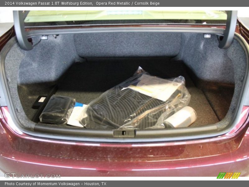 Opera Red Metallic / Cornsilk Beige 2014 Volkswagen Passat 1.8T Wolfsburg Edition