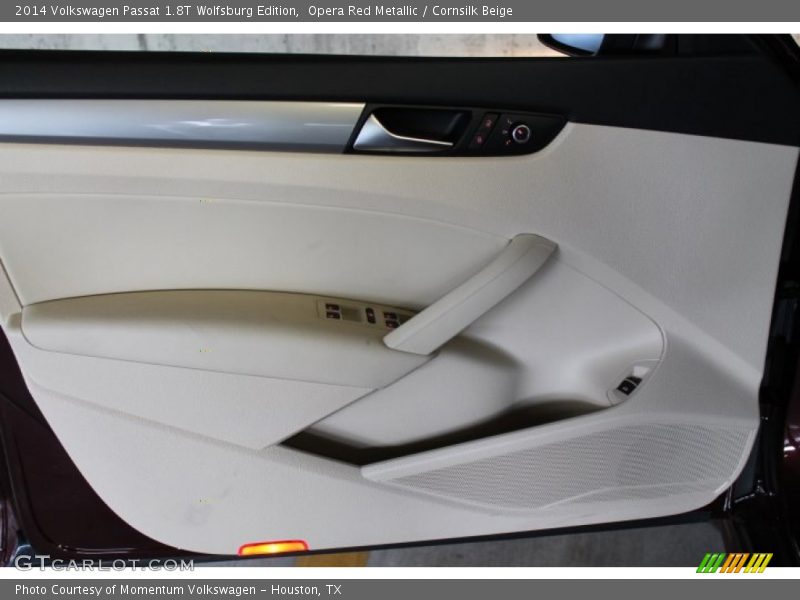 Opera Red Metallic / Cornsilk Beige 2014 Volkswagen Passat 1.8T Wolfsburg Edition