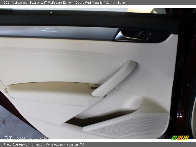 Opera Red Metallic / Cornsilk Beige 2014 Volkswagen Passat 1.8T Wolfsburg Edition