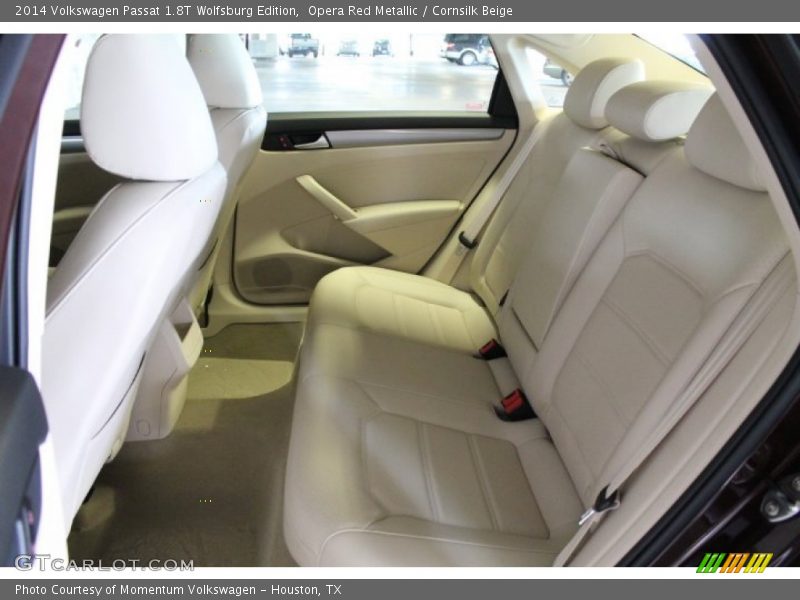 Opera Red Metallic / Cornsilk Beige 2014 Volkswagen Passat 1.8T Wolfsburg Edition