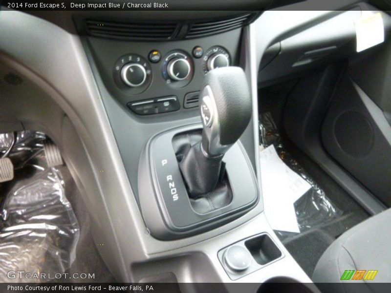 Deep Impact Blue / Charcoal Black 2014 Ford Escape S