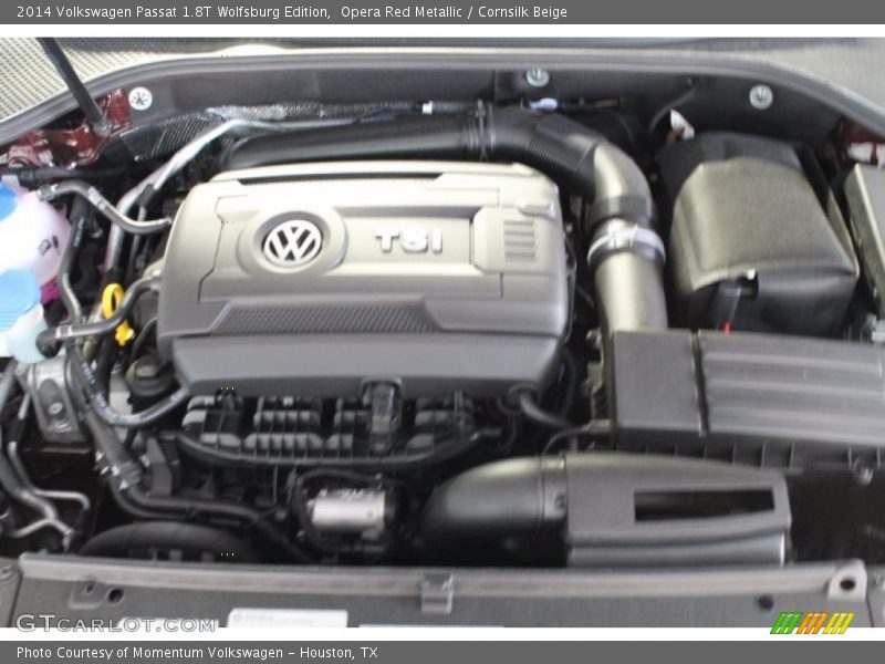 Opera Red Metallic / Cornsilk Beige 2014 Volkswagen Passat 1.8T Wolfsburg Edition