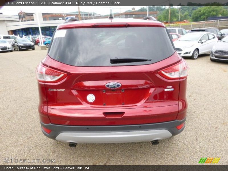 Ruby Red / Charcoal Black 2014 Ford Escape SE 2.0L EcoBoost 4WD