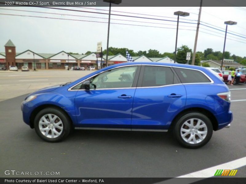 Electric Blue Mica / Sand 2007 Mazda CX-7 Sport