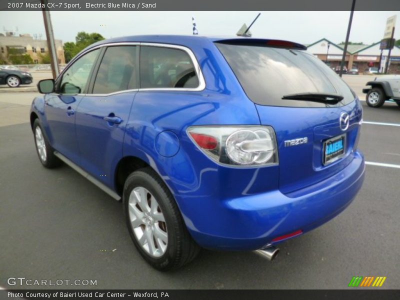 Electric Blue Mica / Sand 2007 Mazda CX-7 Sport