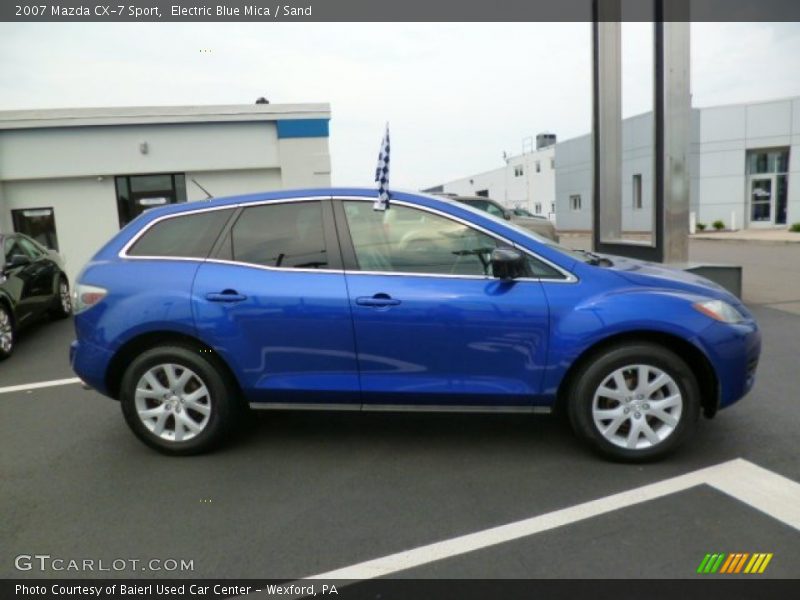 Electric Blue Mica / Sand 2007 Mazda CX-7 Sport