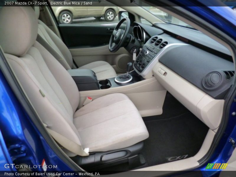 Electric Blue Mica / Sand 2007 Mazda CX-7 Sport