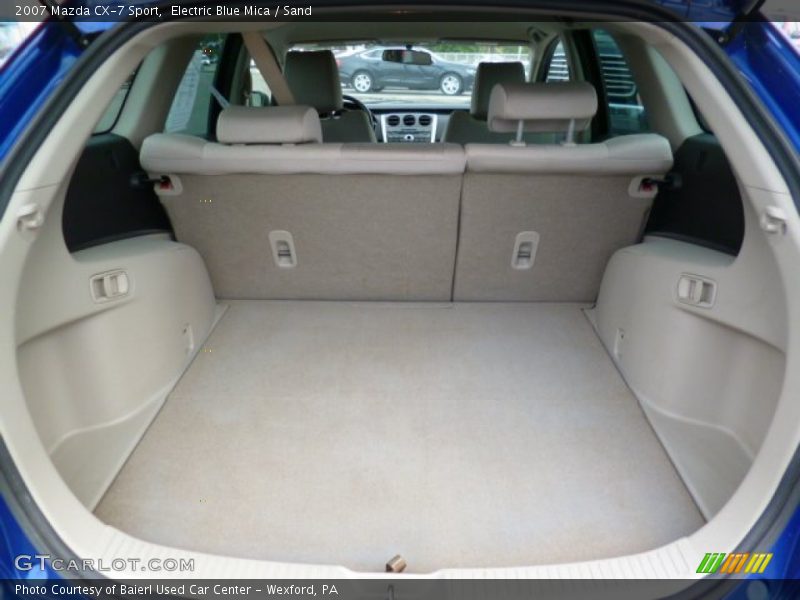 Electric Blue Mica / Sand 2007 Mazda CX-7 Sport