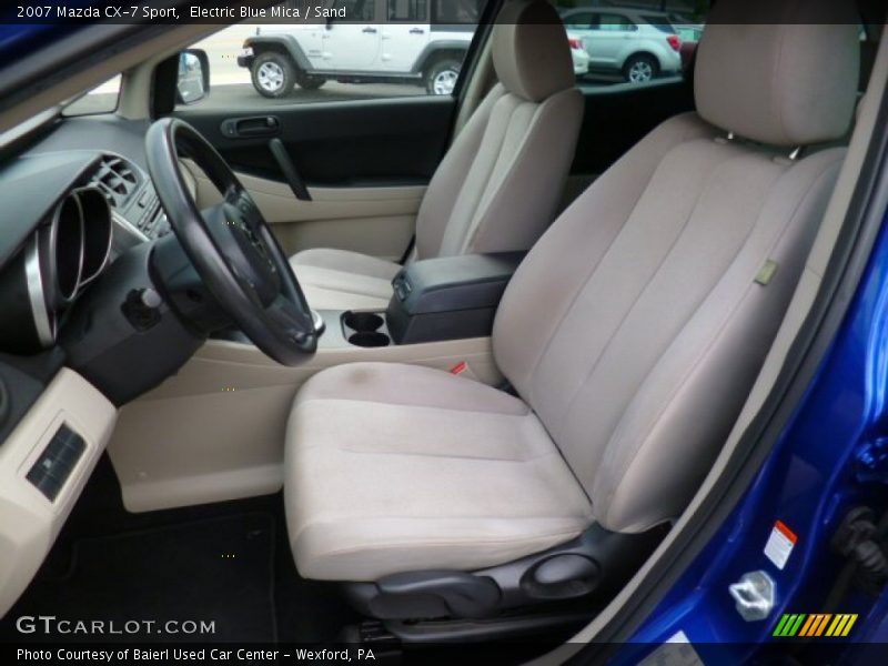 Electric Blue Mica / Sand 2007 Mazda CX-7 Sport