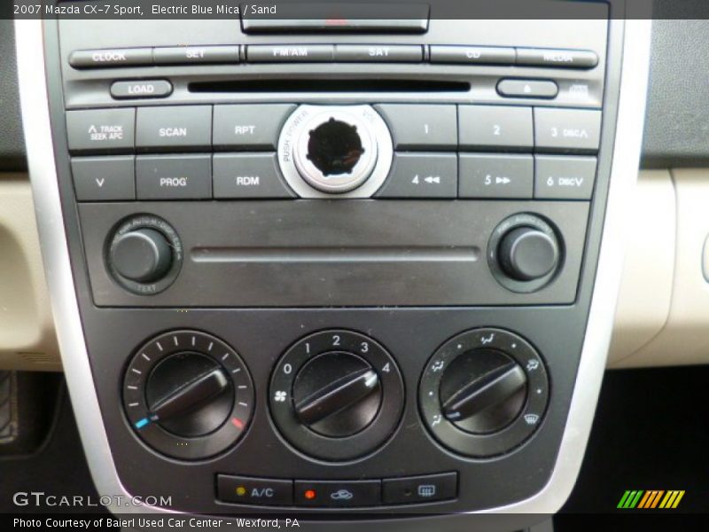 Electric Blue Mica / Sand 2007 Mazda CX-7 Sport