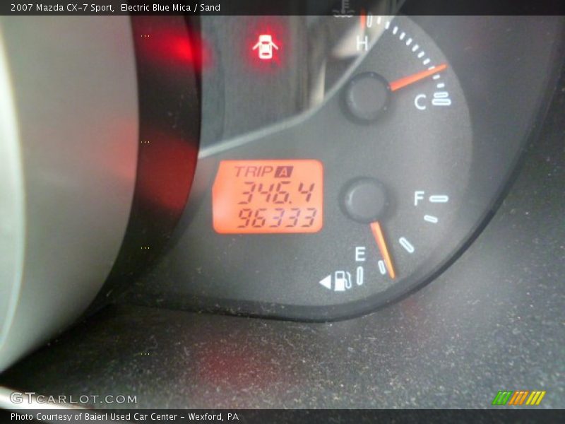 Electric Blue Mica / Sand 2007 Mazda CX-7 Sport