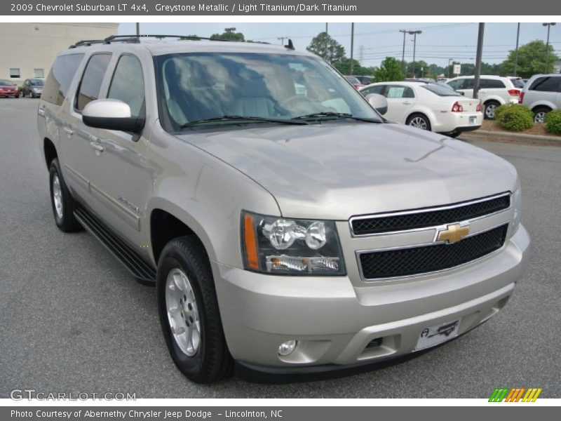 Greystone Metallic / Light Titanium/Dark Titanium 2009 Chevrolet Suburban LT 4x4