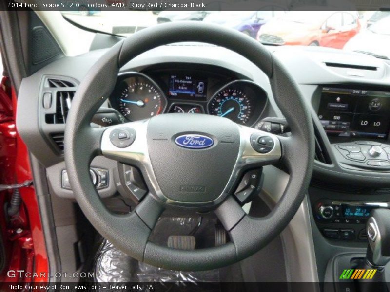 Ruby Red / Charcoal Black 2014 Ford Escape SE 2.0L EcoBoost 4WD