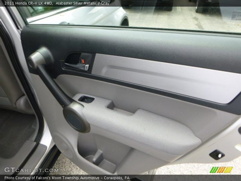 Alabaster Silver Metallic / Gray 2011 Honda CR-V LX 4WD