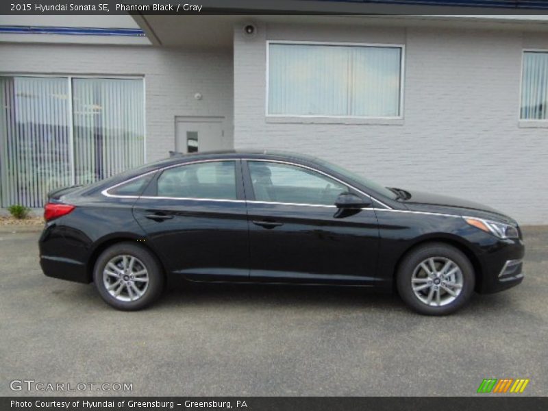 Phantom Black / Gray 2015 Hyundai Sonata SE