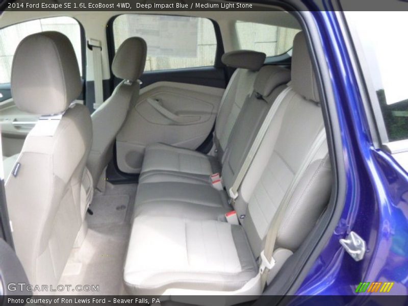 Deep Impact Blue / Medium Light Stone 2014 Ford Escape SE 1.6L EcoBoost 4WD