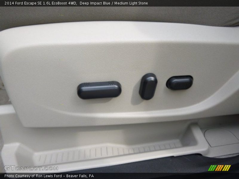 Deep Impact Blue / Medium Light Stone 2014 Ford Escape SE 1.6L EcoBoost 4WD
