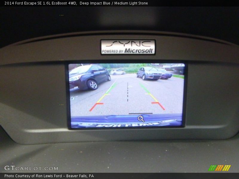 Deep Impact Blue / Medium Light Stone 2014 Ford Escape SE 1.6L EcoBoost 4WD